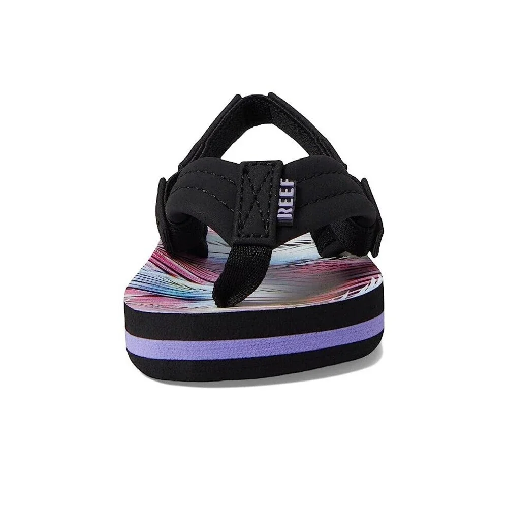 Reef Little Ahi CJ2041 Sandals Toddler 4 Palm Fronds Slip On Flip Flop JOBB2120